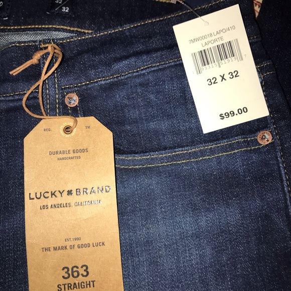 Lucky Brand 363 straight 32/32 jeans - Picture 3 of 4